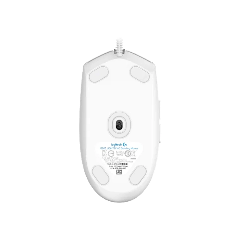 Logitech USB Gaming Mouse RGB Light Sync G102 White (Open Box) view 4